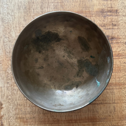 Antieke Klankschaal Cobrebati binnenkant