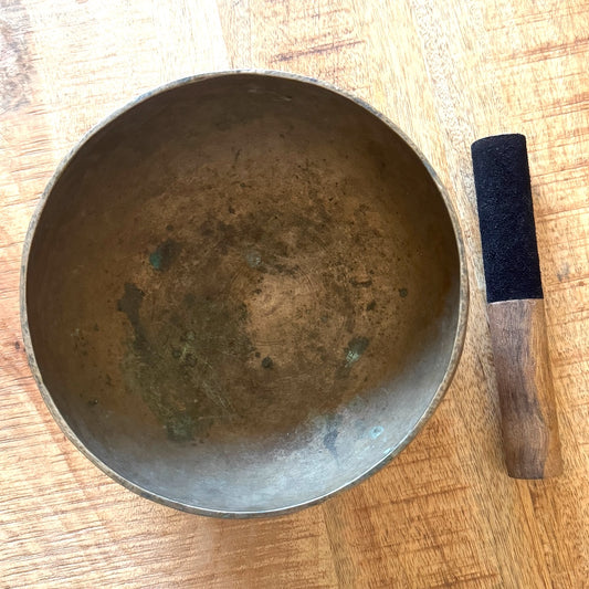 Antieke klankschaal Cobrebati 19 cm G