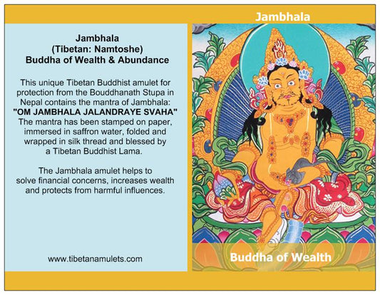 Tibetaans bescherm amulet Jambhala