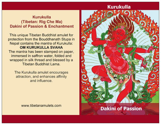 Tibetan protection amulet Kurukulla