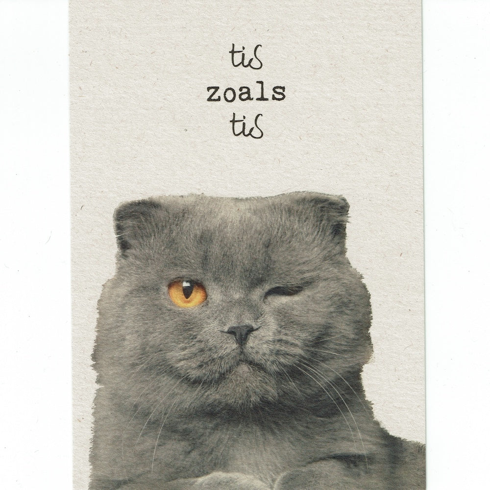 Postkaart Tis zoals tis