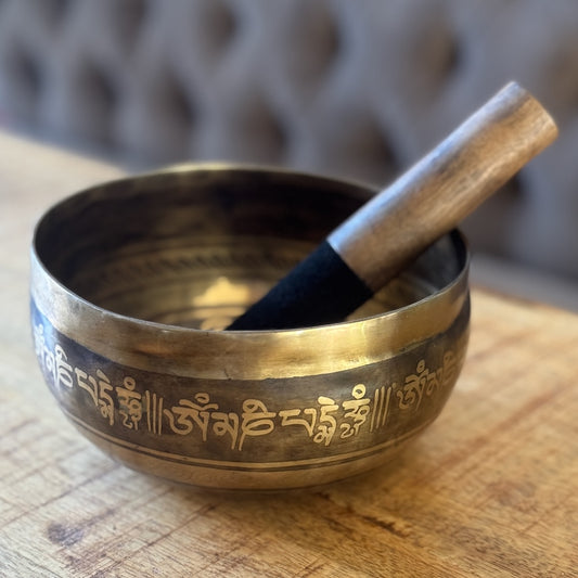 Trad klankschaal met slagstick
