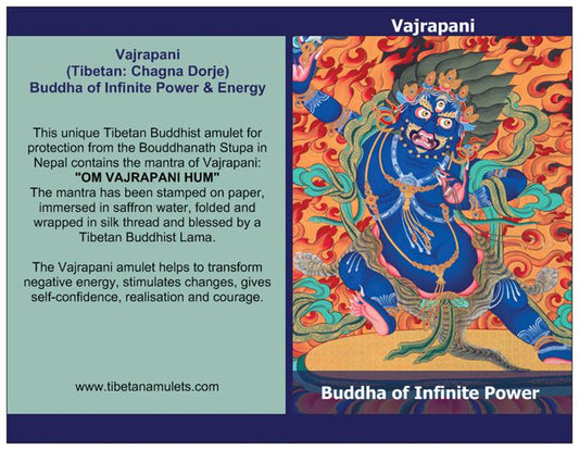 Tibetisches Schutzamulett Vajrapani