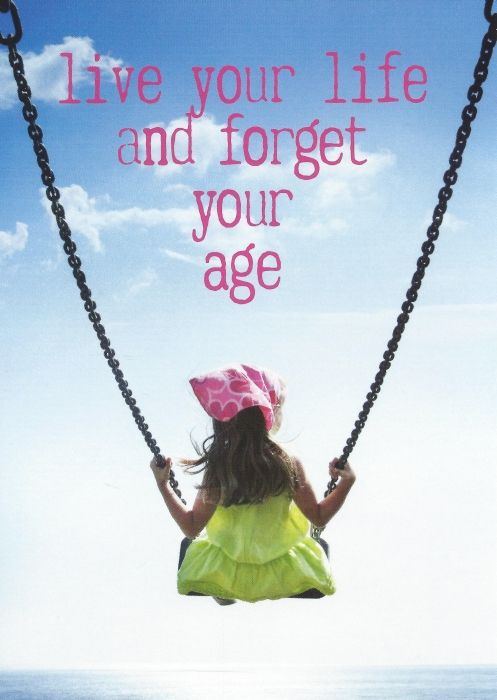 Postkaart Live your life