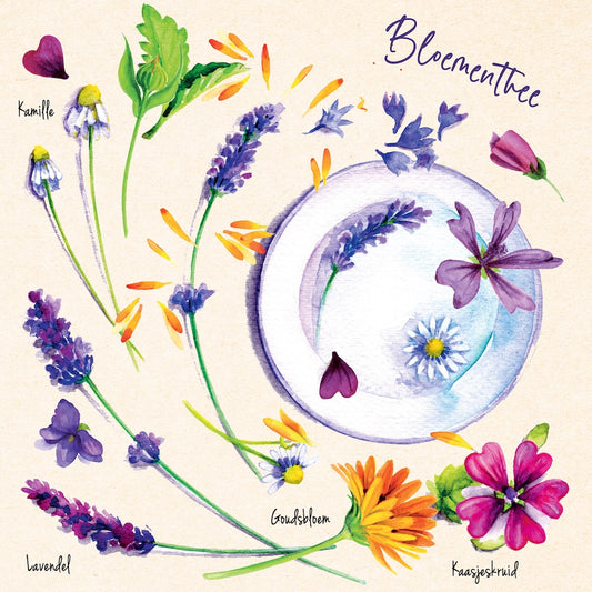 Bloemenrecept bloementhee