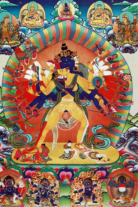 Postkaart Kalachakra Boeddha