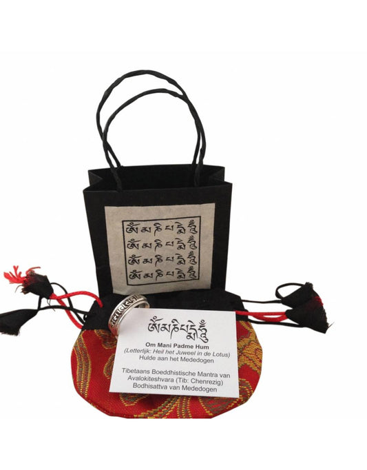 Dakini mantra ring met cadeauverpakking
