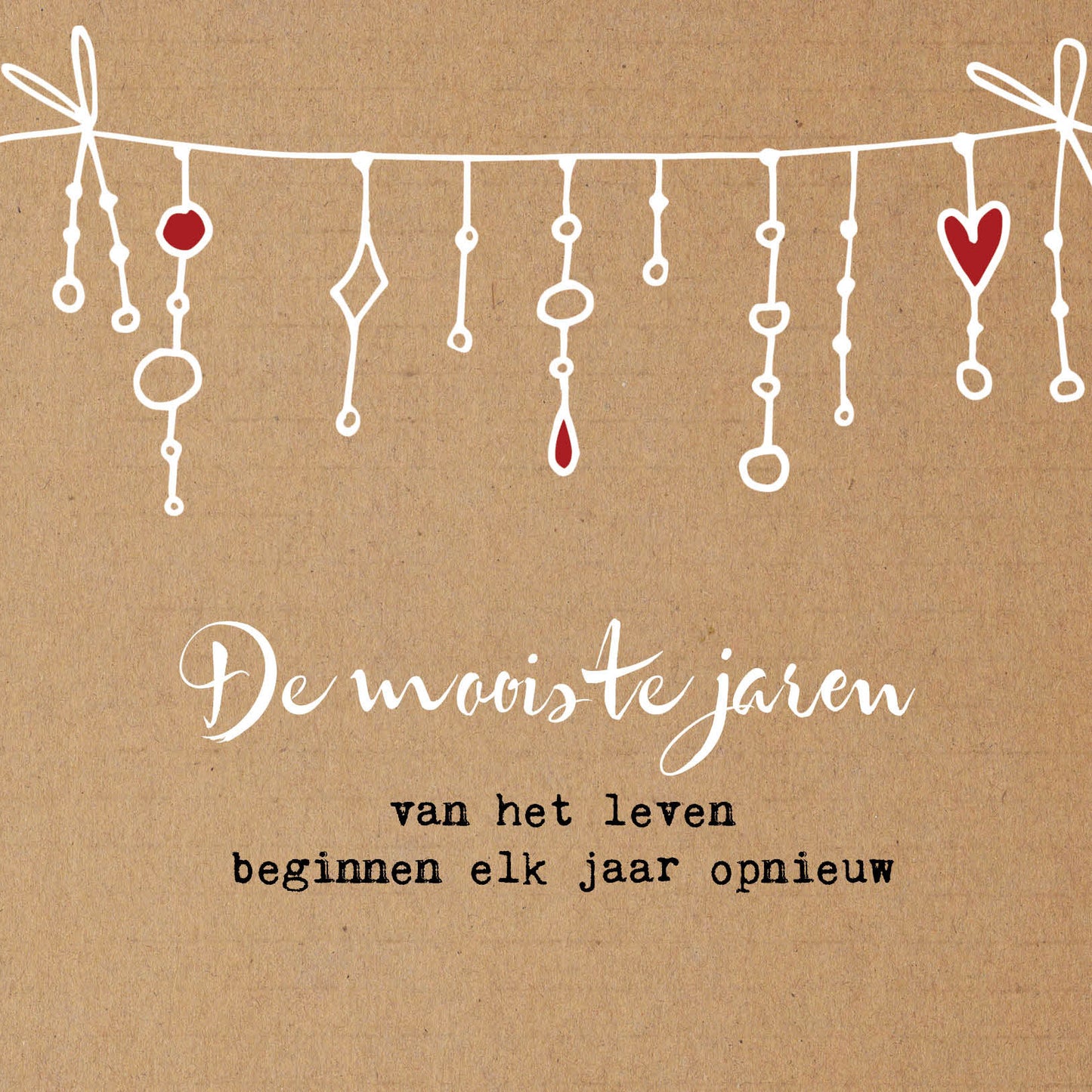 Postkaart De mooiste jaren van het leven