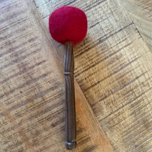 klankschaal slagstok met vilt