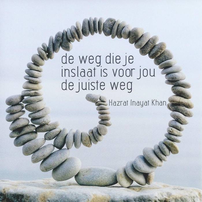 Postkaart De weg die je inslaat