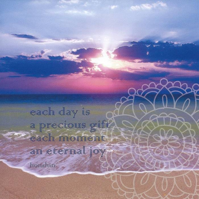 Postkaart Each day is a precious gift