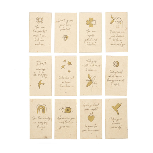 Reisaltaar met 12 affirmatiekaartjes