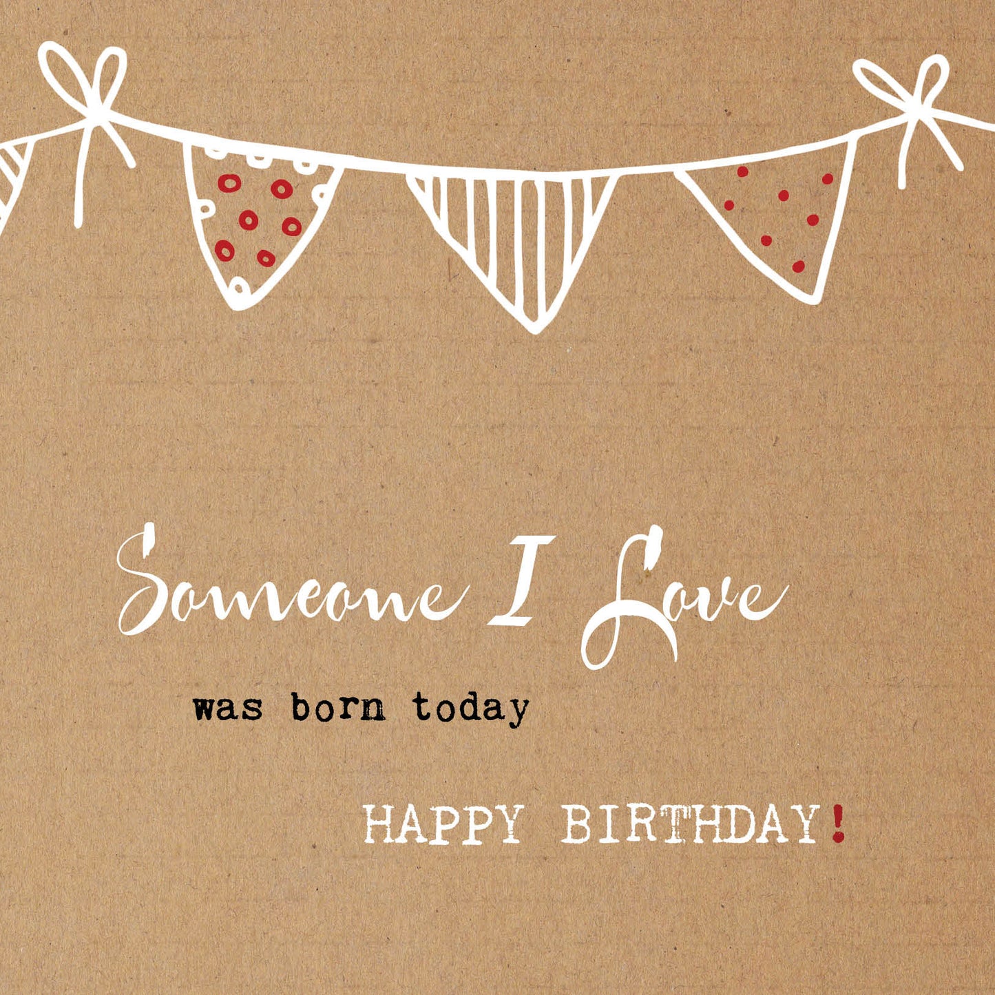 Postkaart Someone I love