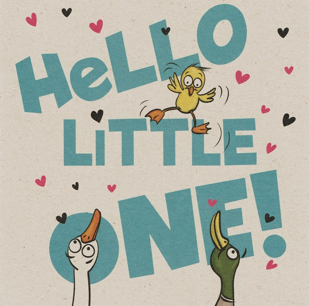 Postkaart Hello little one!