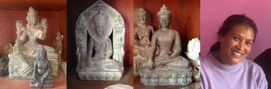 Uniek beeldhouwwerk uit Nepal