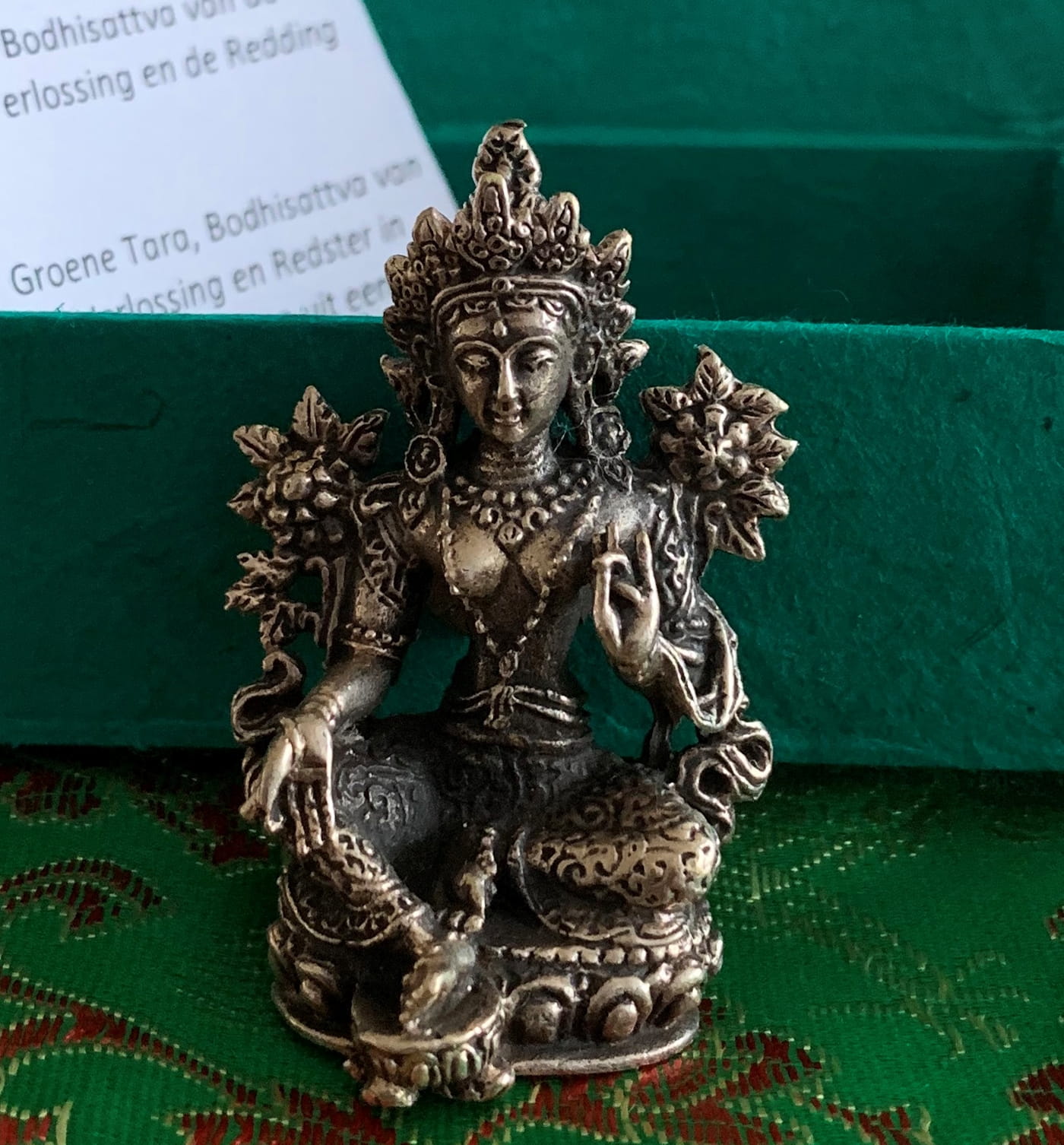 Altar statue Green Tara