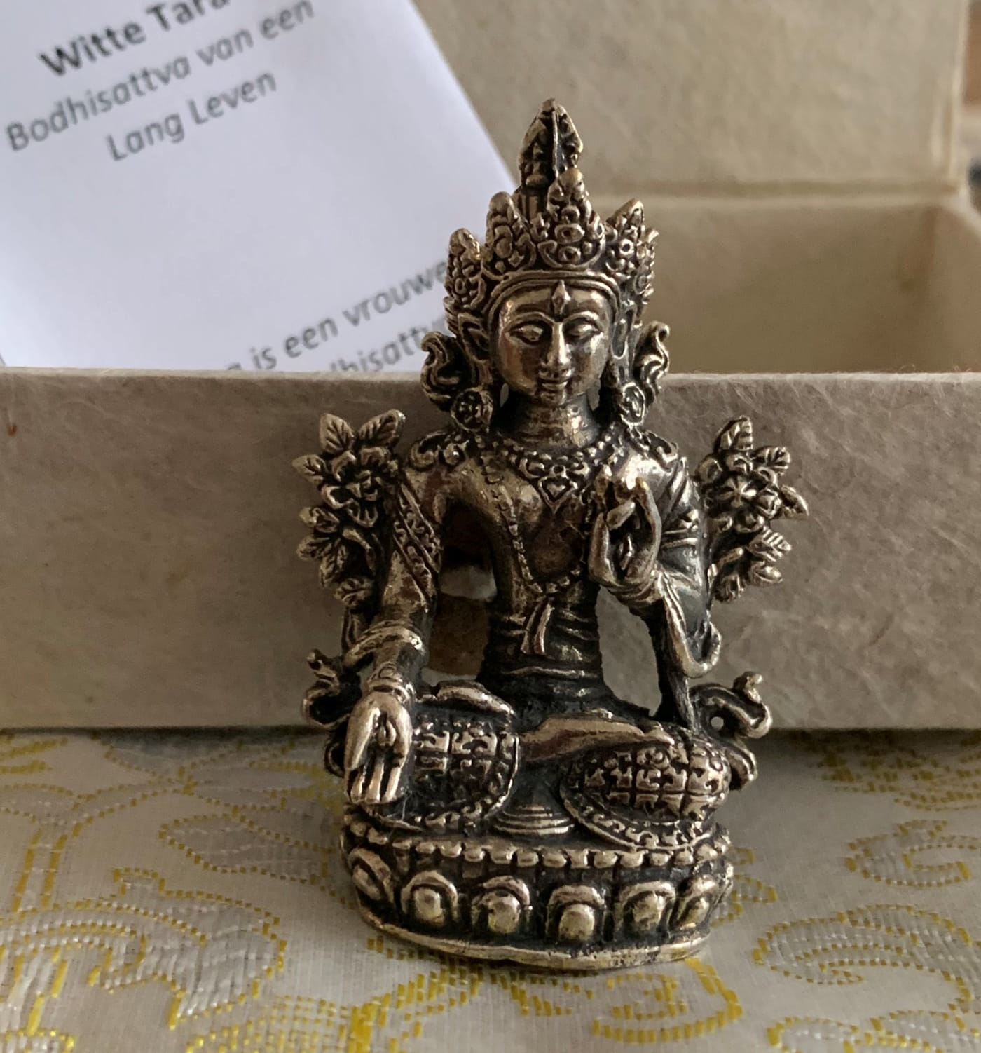 Altar statue Bodhisattva White Tara