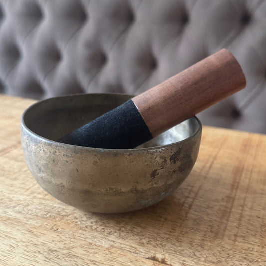 Antieke Klankschaal Cobrebati zijkant