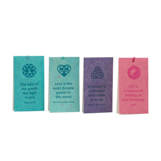 Cadeau label set spiritueel