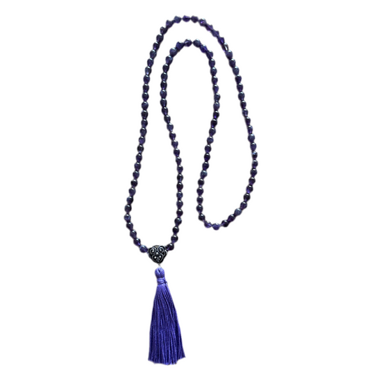 Mala Peace amethist zilver