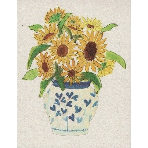 Notitieblokje zonnebloemen