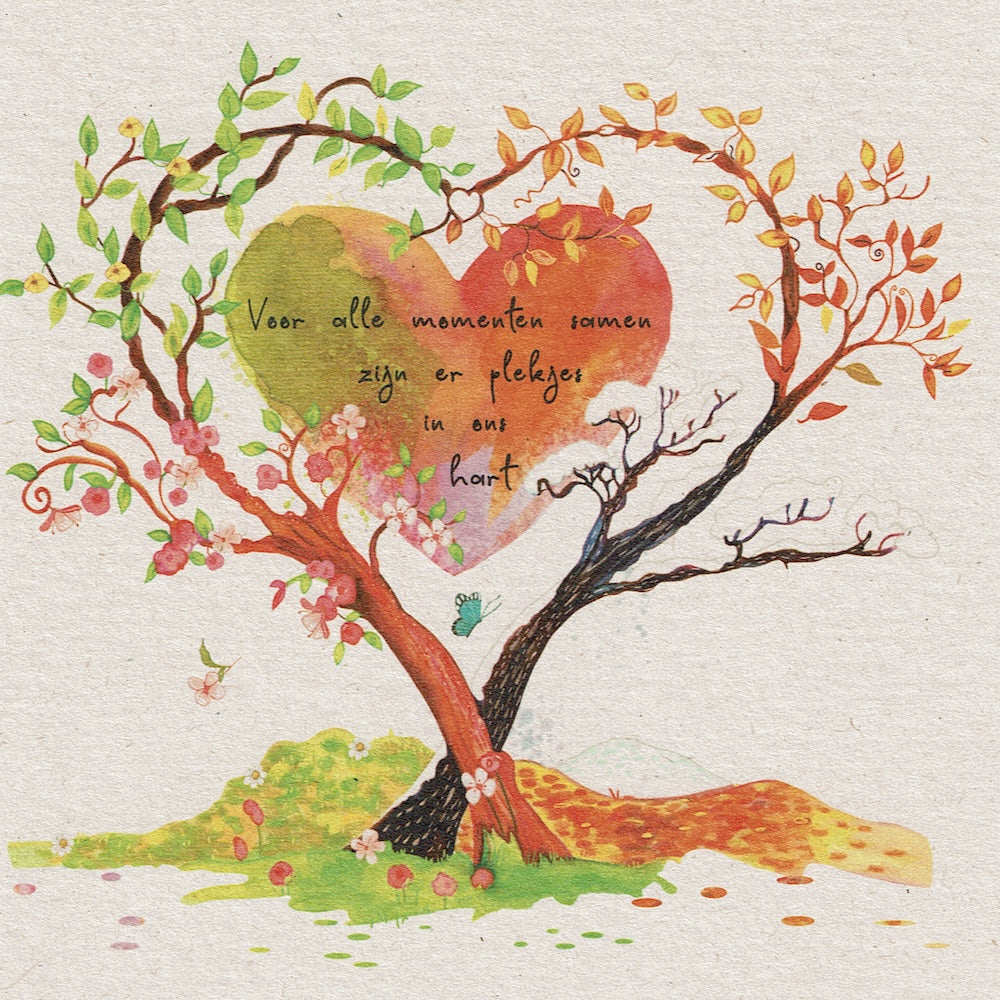 Postkaart Voor alle momenten samen