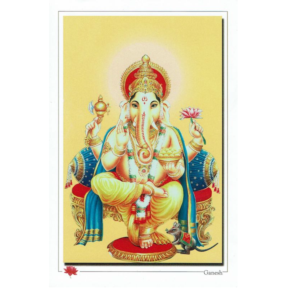 Postkaart Ganesha