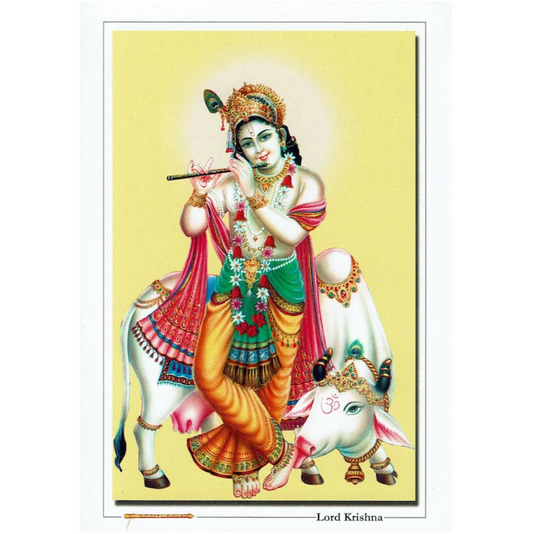 Postkaart Lord Krishna