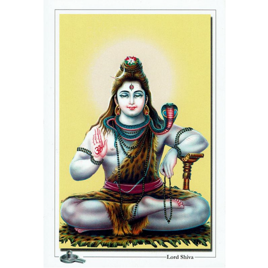 Postkaart Lord Shiva