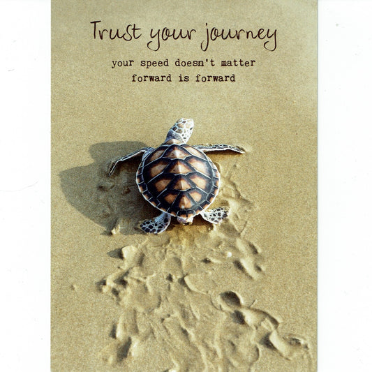 Postkaart Trust your journey