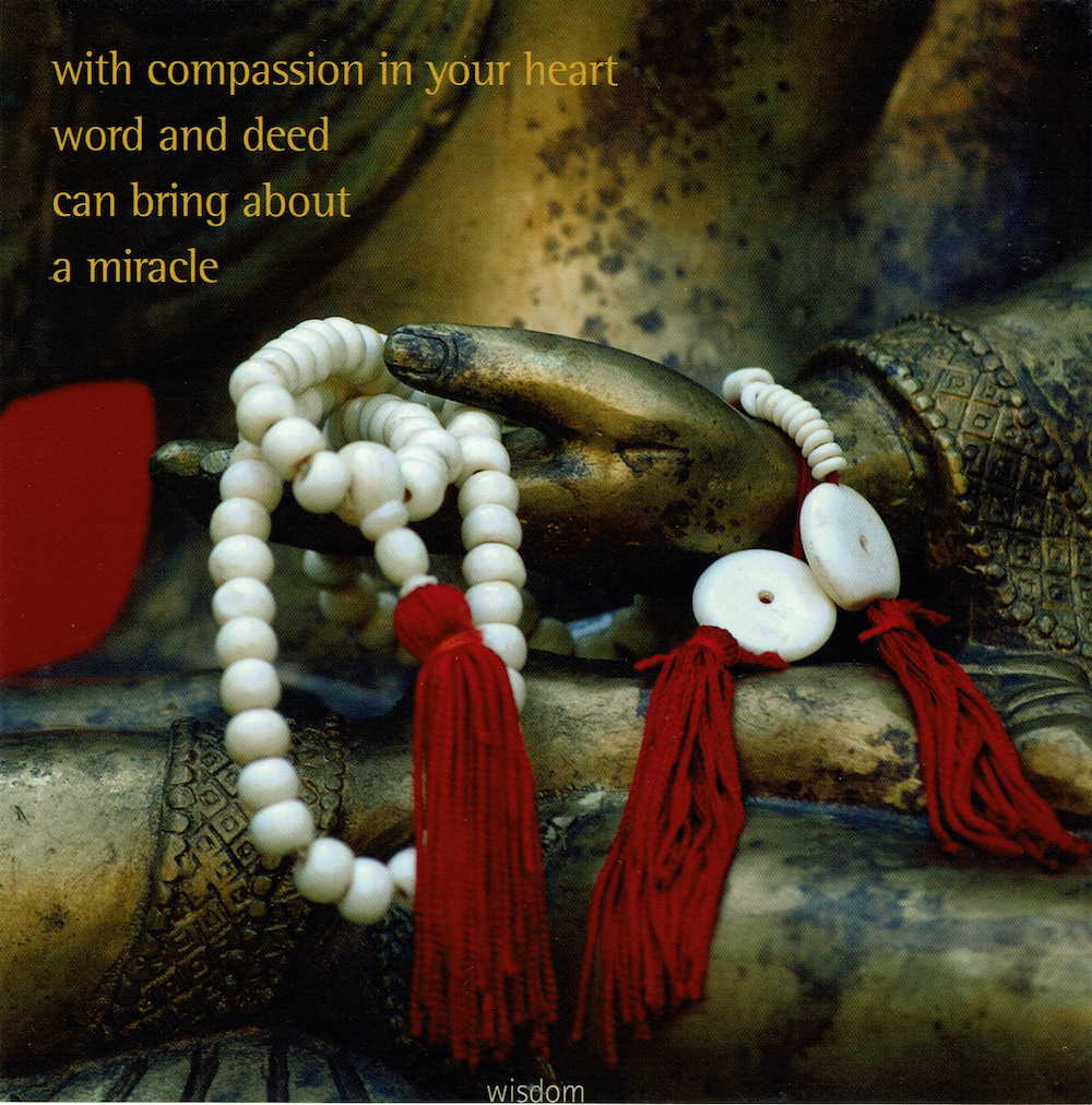 Postkaart With compassion in your heart