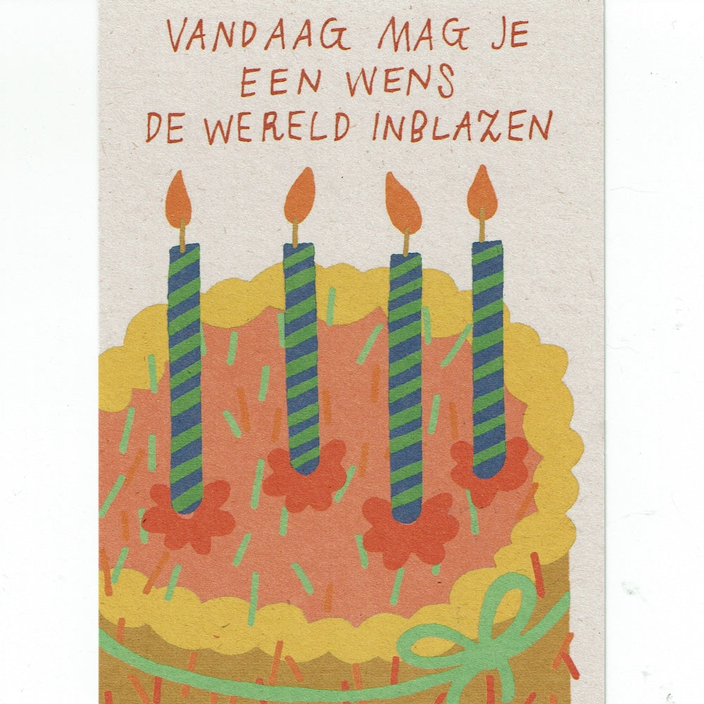 Postkaart Vandaag mag je