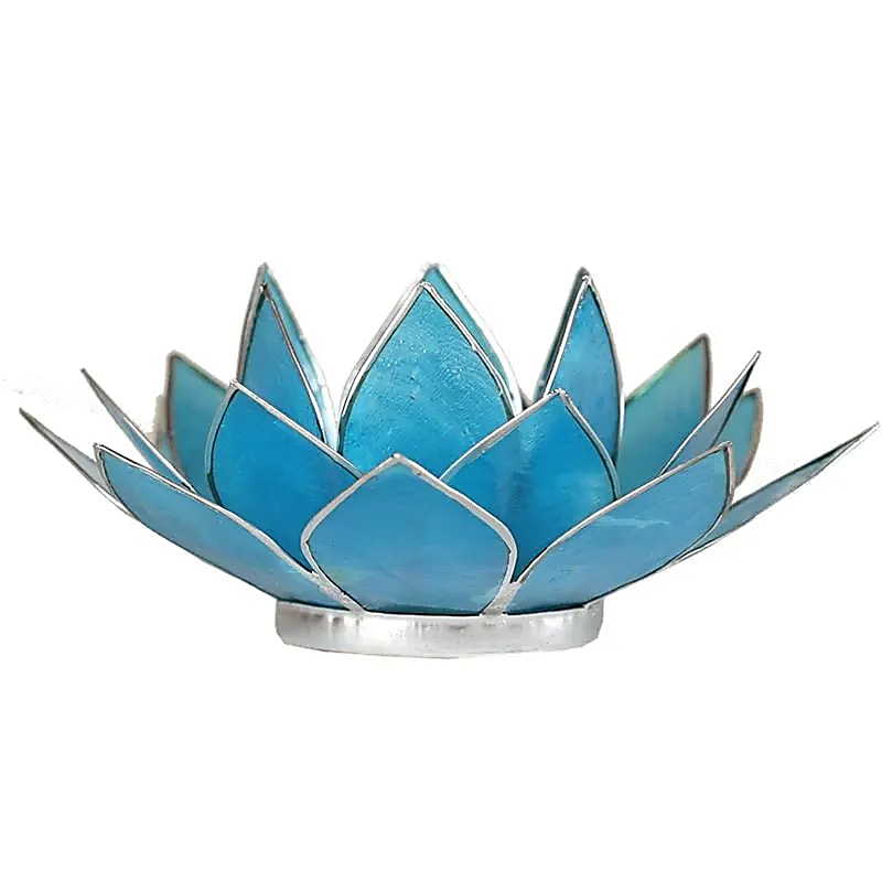 Sfeerlicht Lotus chakra 5 zijkant