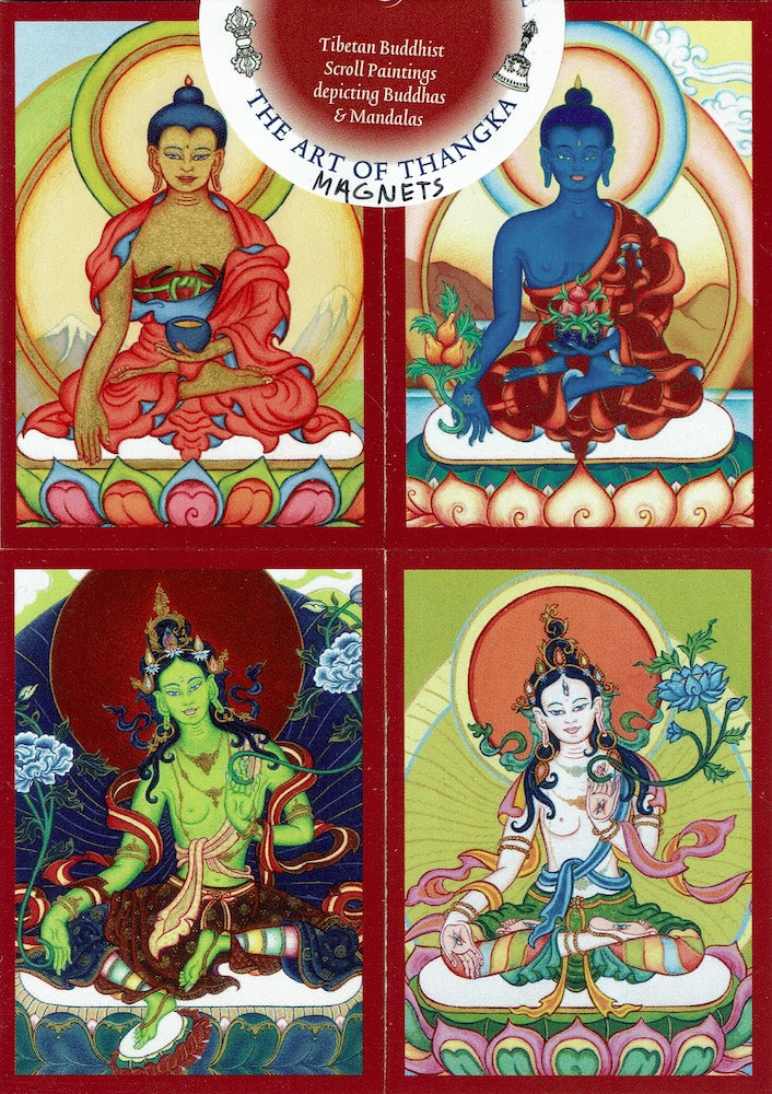 Tibeten Buddhist Art magneet Carmen Mensink