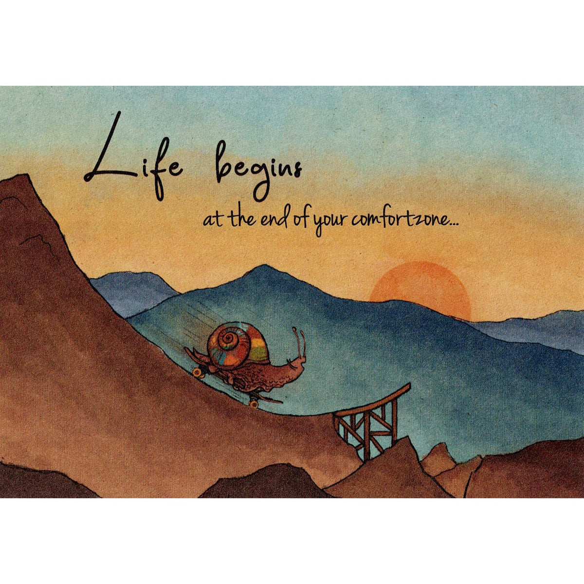 Life begins at the end of your comfortzone