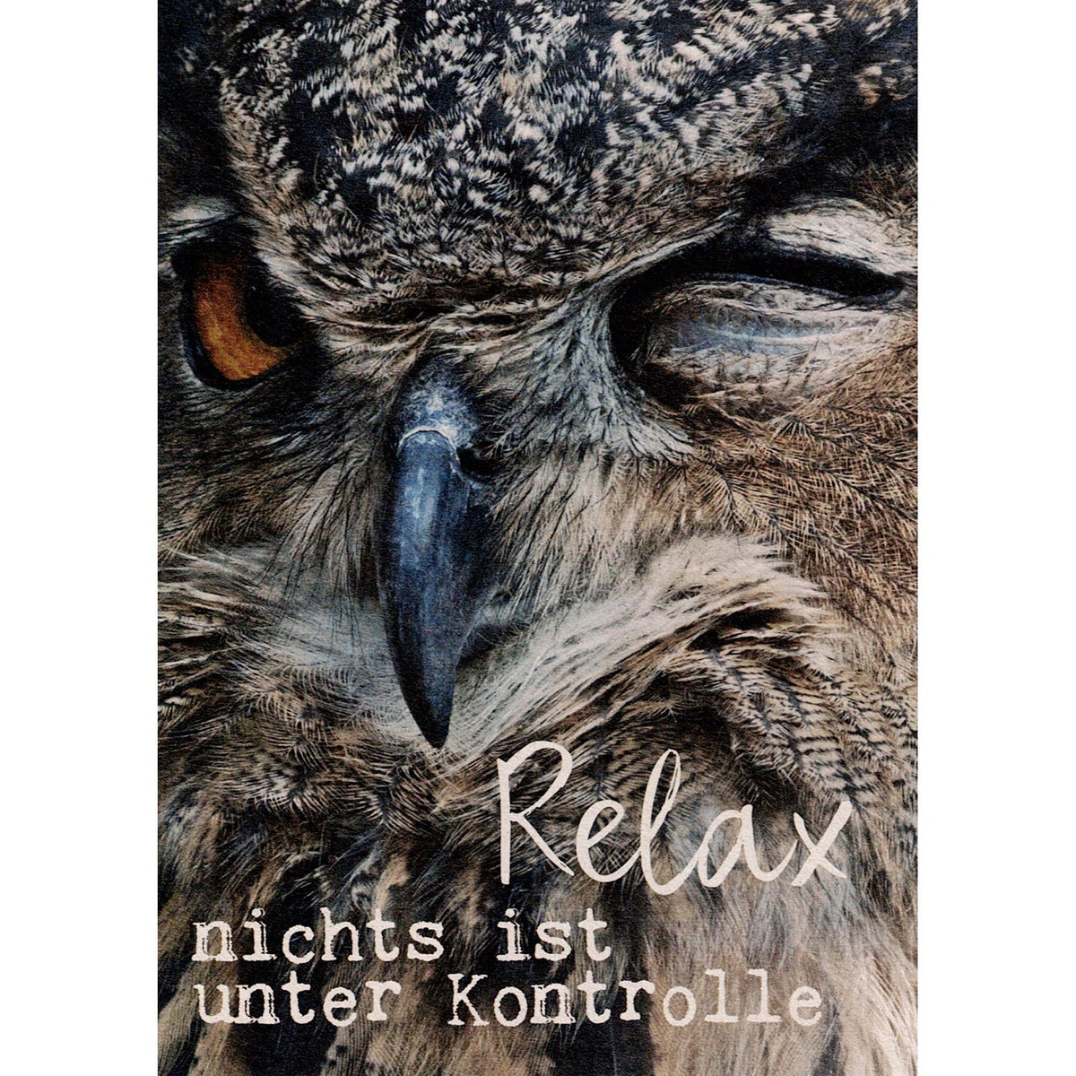 Postkarte Relax