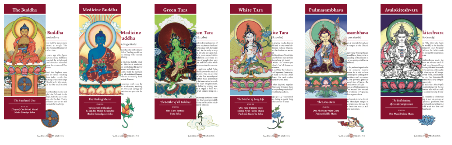 Thangka Bookmarks by Carmen Mensink