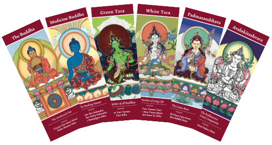 Tibetan Buddhist bookmarks