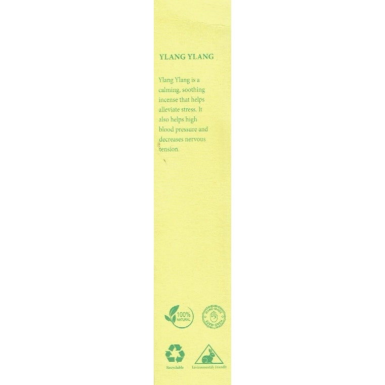 Flora wierook Ylang Ylang achterzijde
