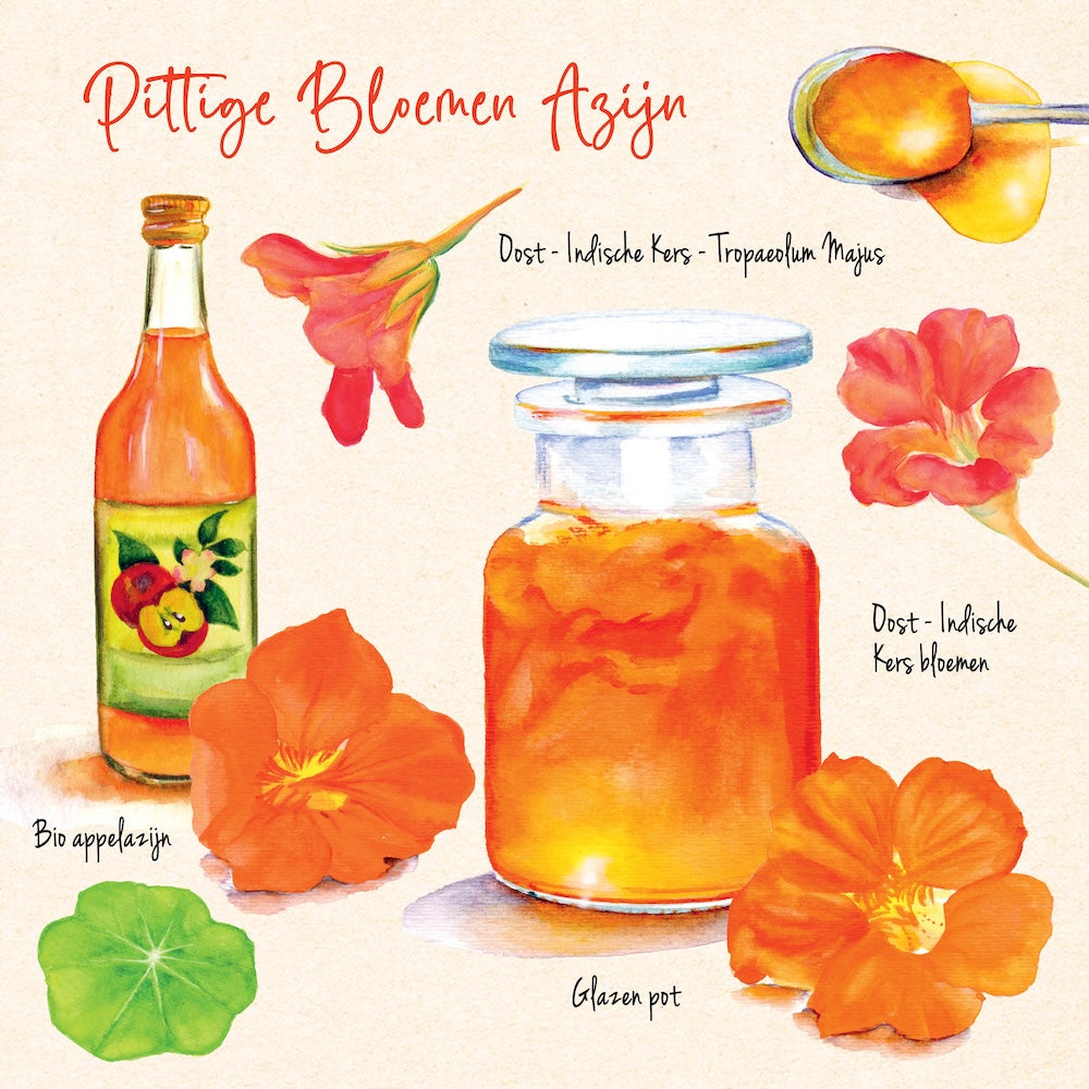 Bloemenrecept Pittige bloemen azijn