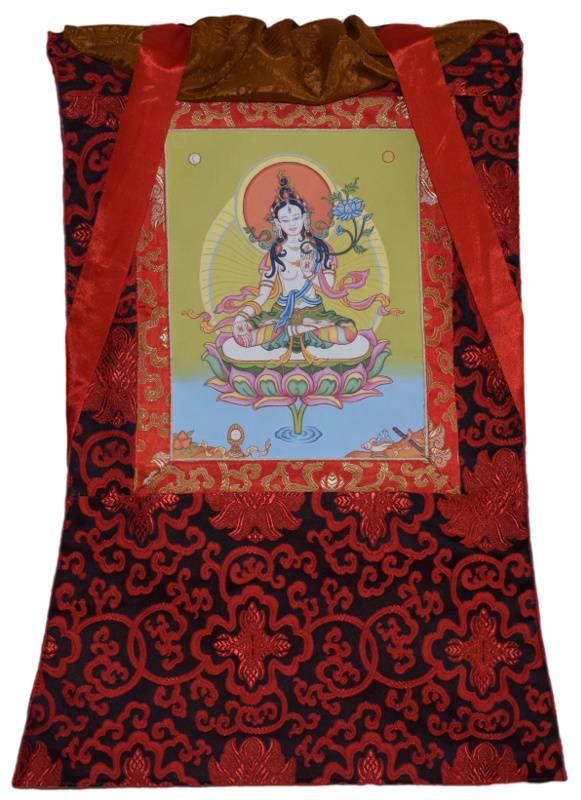 Thangka Witte Tara