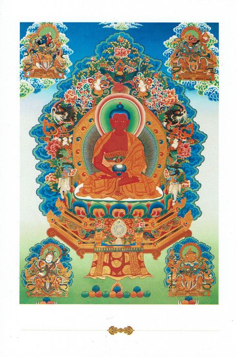 Postkaart Amitabha Boeddha