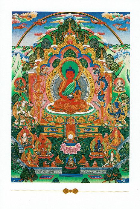 Postkaart Amitabha Boeddha