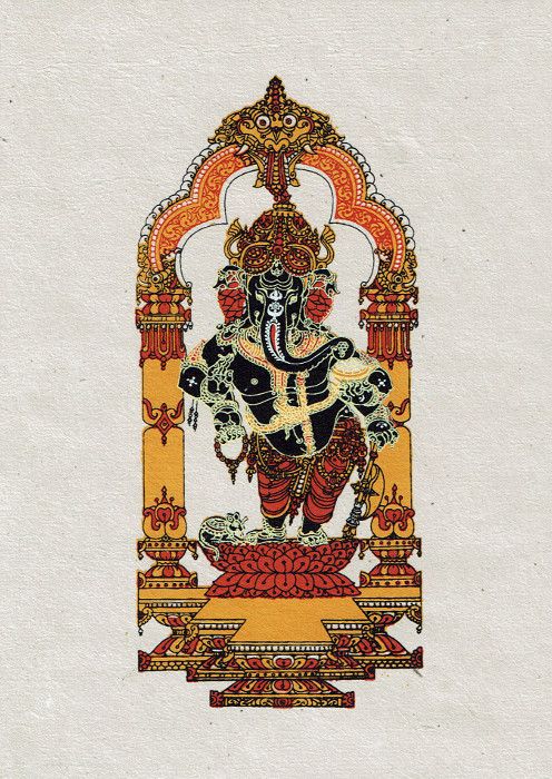 Wenskaart Ganesha