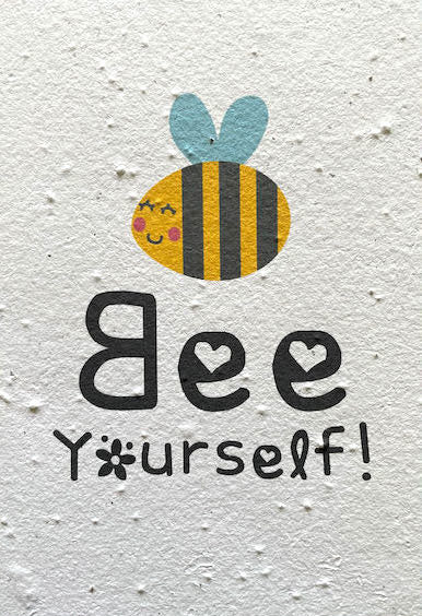 Wenskaart Bee Yourself