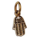 Hanger Hamsa zirkonia messing