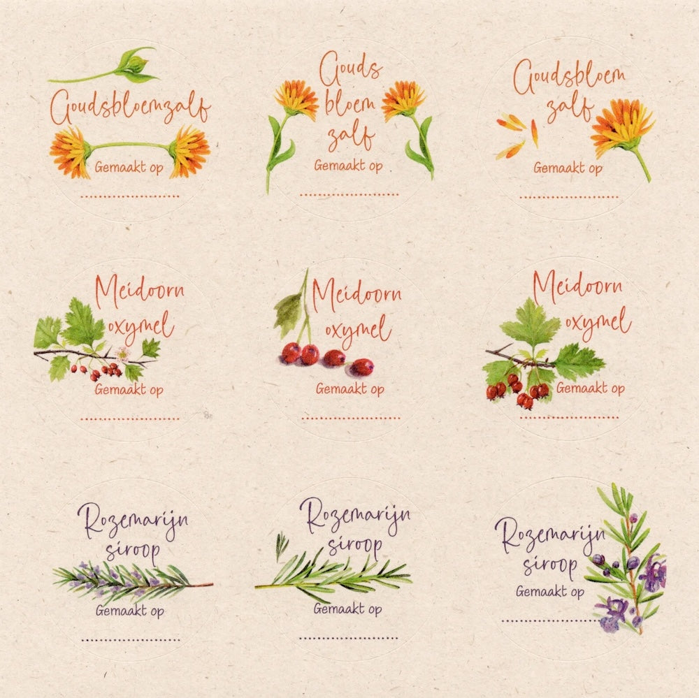 kruidenrecepten stickers