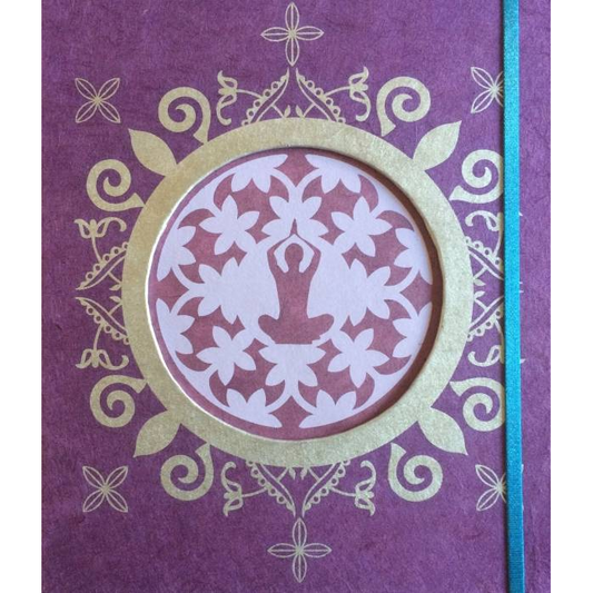 notitieboek met fotolijst en elastiek