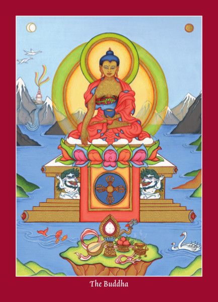 Postkaart Shakyamuni Boeddha E