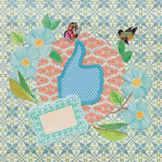 Postkaart Facebook Like